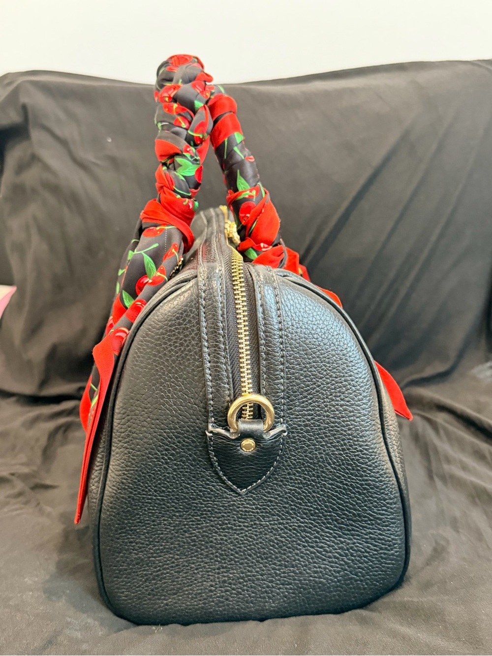 Coach Black Pebbled Leather Rowan - Picture 4 of 8